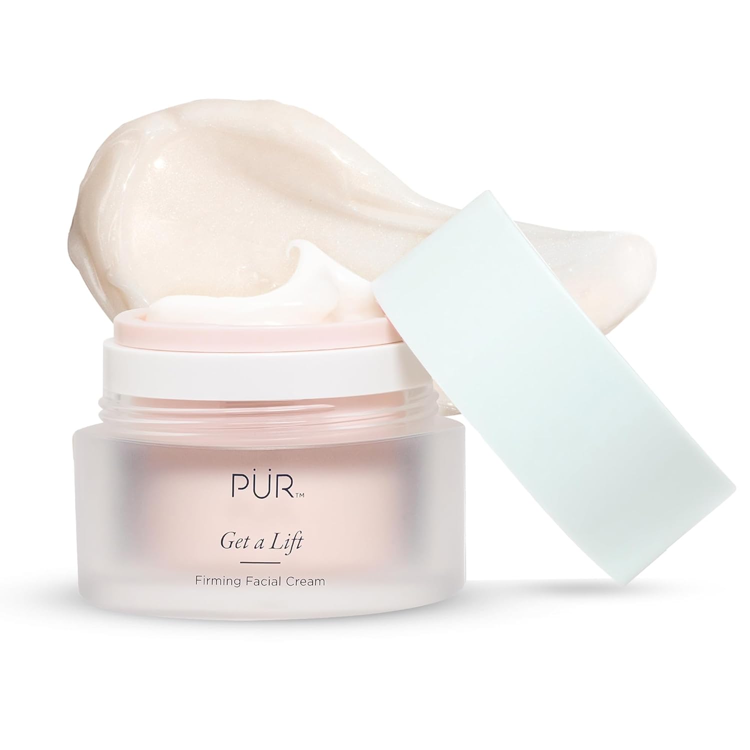 PÜR Get A Lift Age-Defying Moisturizer for All Skin Types, Day/Night Firming Formula, 0.48 Pound