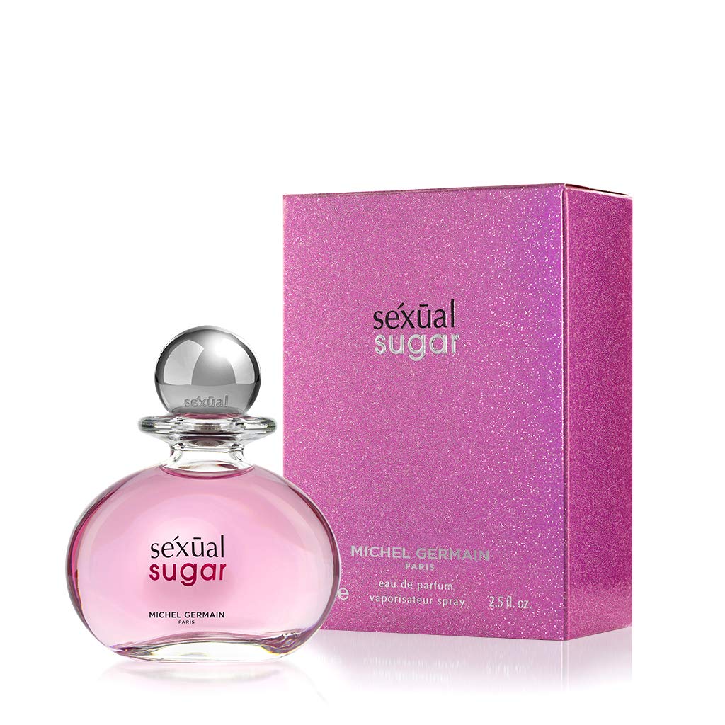 Michel Germain Sexual Sugar Eau de Parfum Fragrance Spray, Top Notes of Mouthwatering Wildberries, Vanilla Creme Brulee, Long-Lasting, Floral, Light Gift for Her, 75 ml