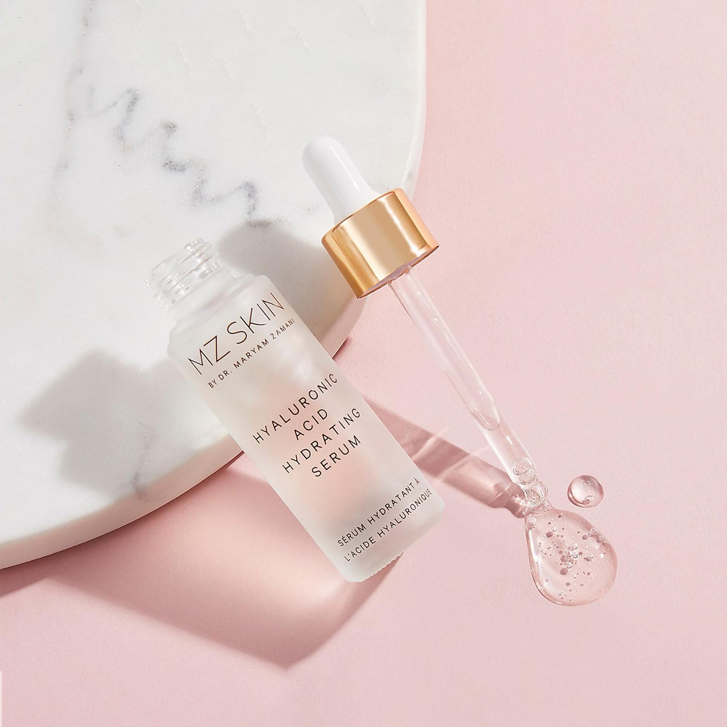 MZ SKIN Hyaluronic Acid Hydrating Serum 1.01 fl oz - Multi-Molecular Complex with Panthenol & Snow Mushroom for Deep Hydration & Anti-Aging to Reduce Wrinkles, All Skin Types, Fragrance Free