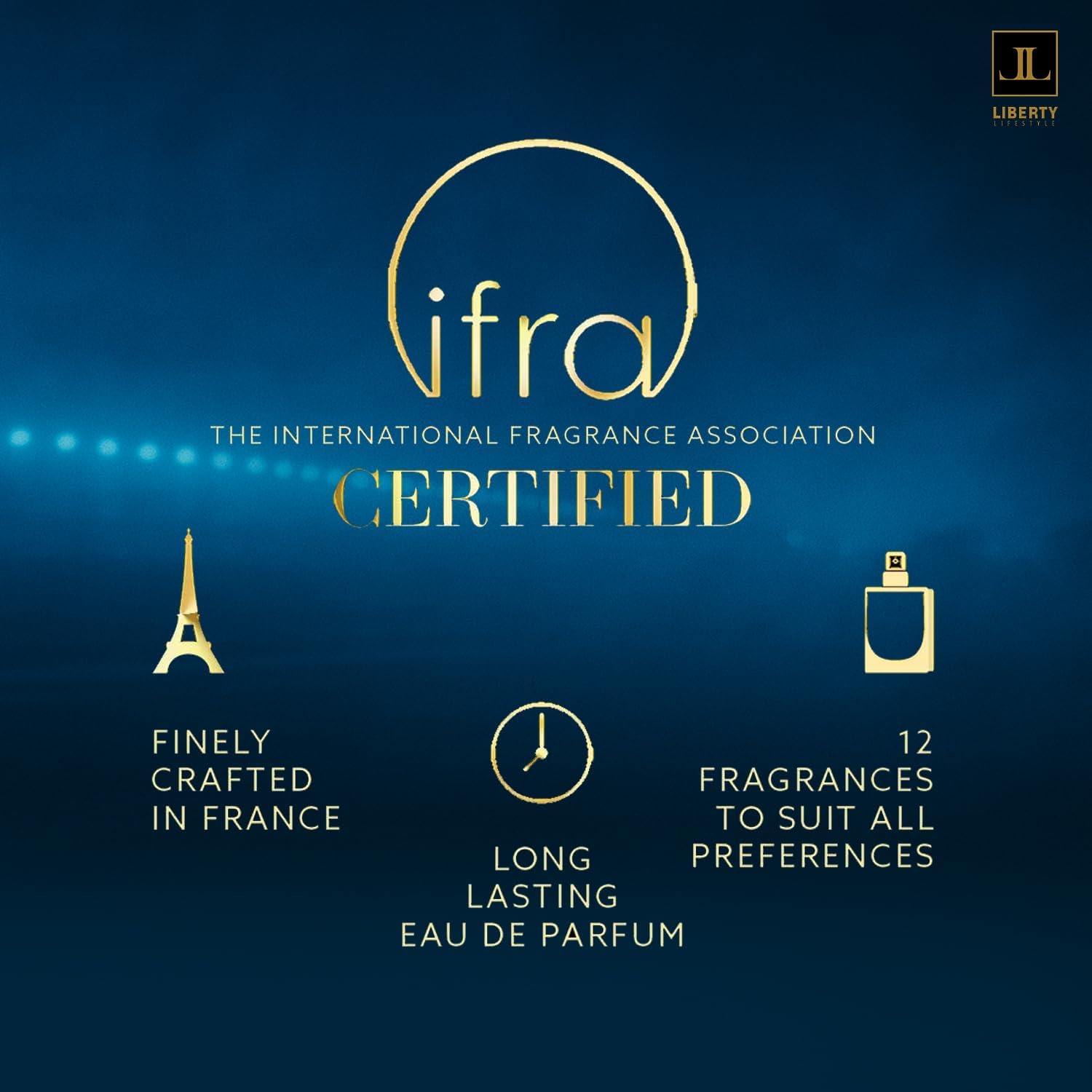 Liberty Luxury Passion Eau de Parfum (100ml/3.4Oz), Unisex Spicy Floral Musk Fragrance, Valentine’s Day Gift, Long-Lasting Premium French Perfume for Everyday & Special Use