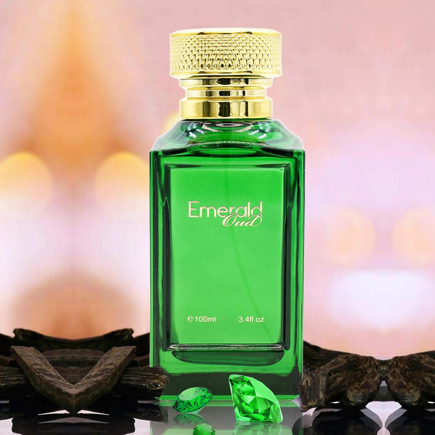 Fine Perfumery Emerald Oud EDP Spray for Unisex 3.4 oz
