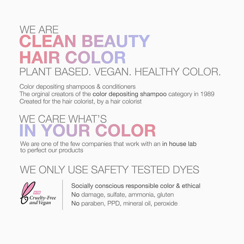 Celeb Luxury Intense Color Depositing Colorditioner Conditioner + BondFix Bond Rebuilder, Vegan, Sustainably Sourced Plant-Based, Semi-Permanent, Viral and Gem Lites Colorditioners